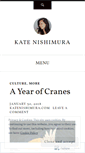 Mobile Screenshot of katenishimura.com